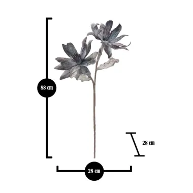 GLSANG FLOWER X2 Niebieski Ø 28x88 cm min 12